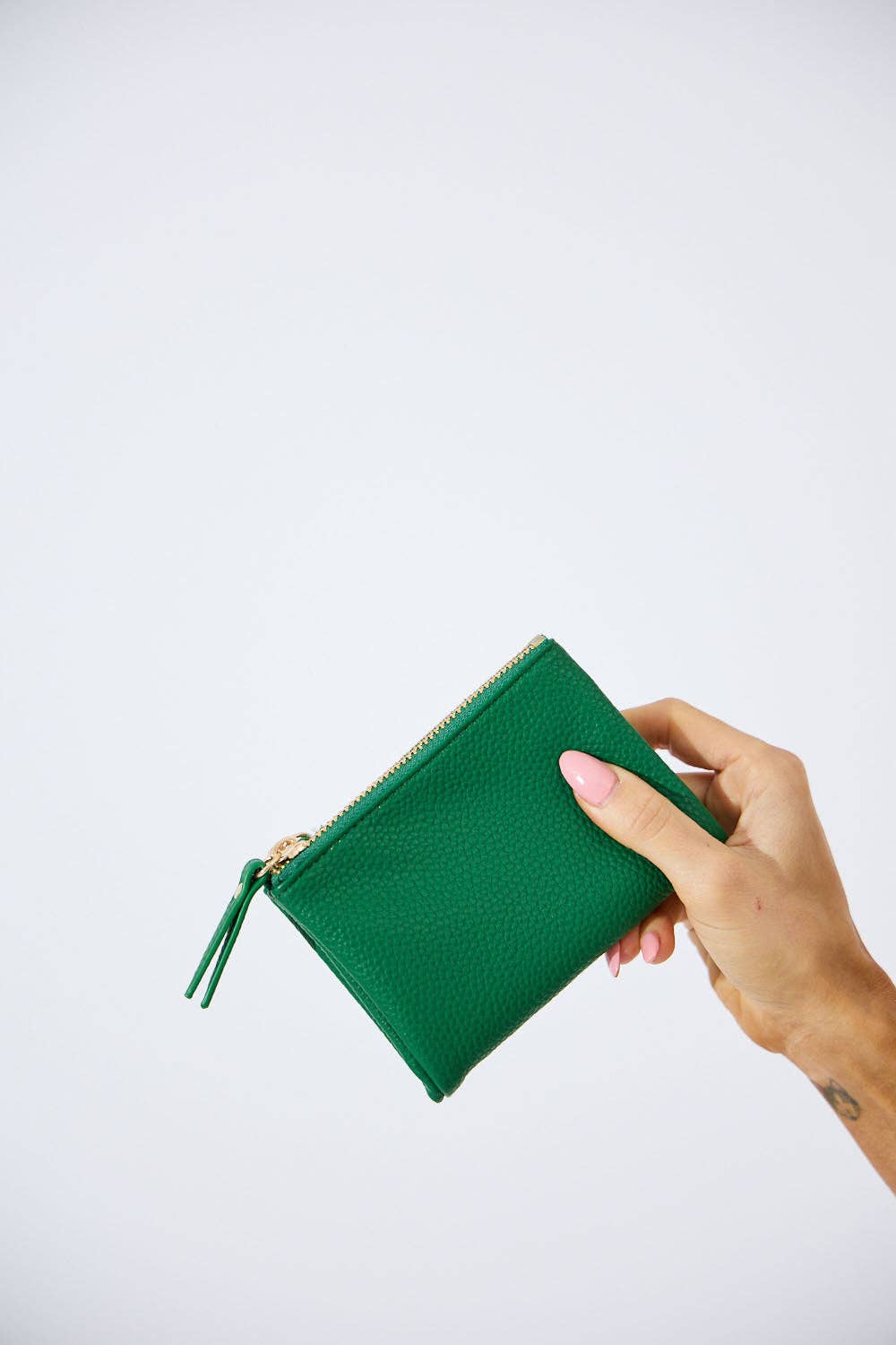 Hamptons Wallet - Emerald Green