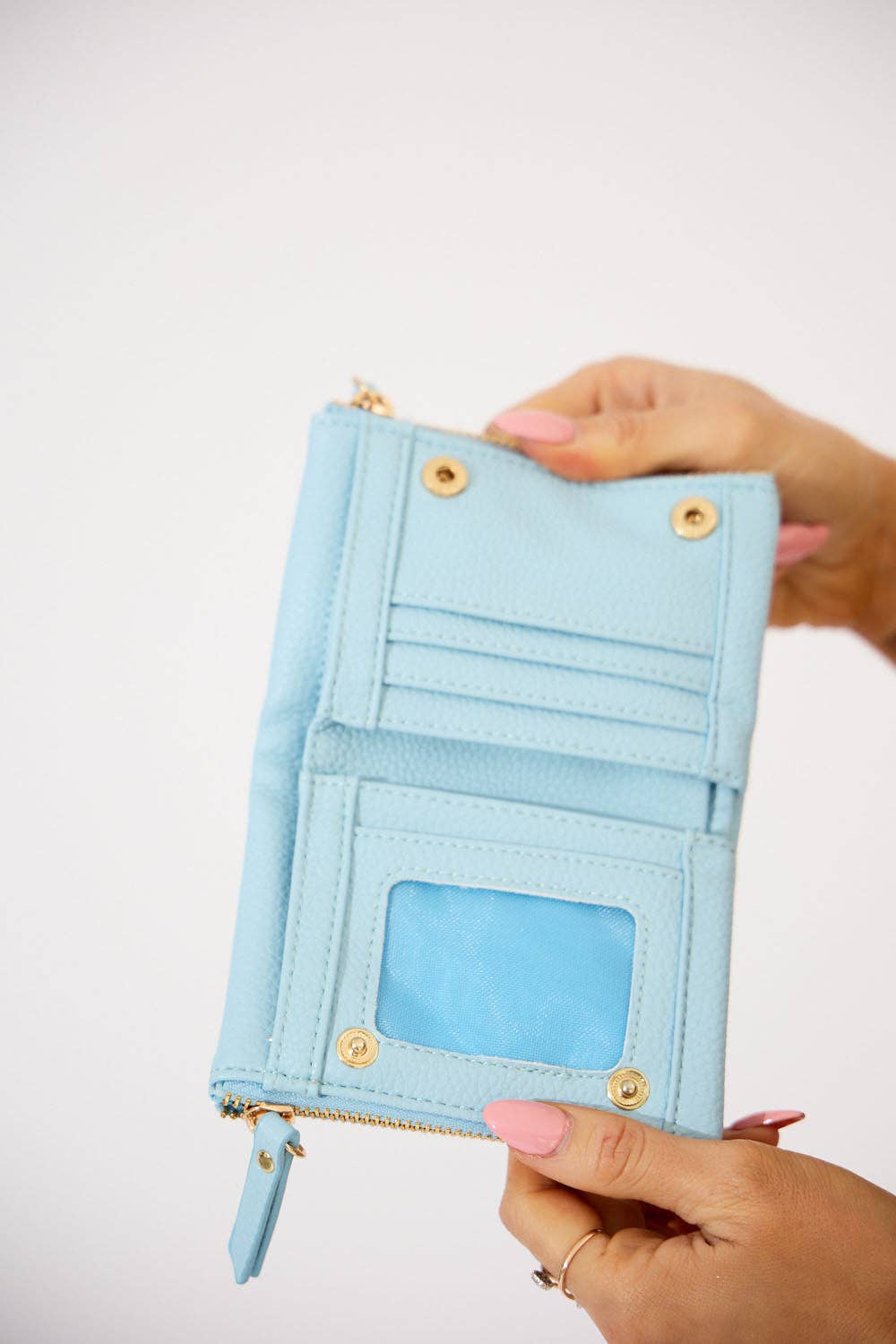 Hamptons Wallet - Light Blue