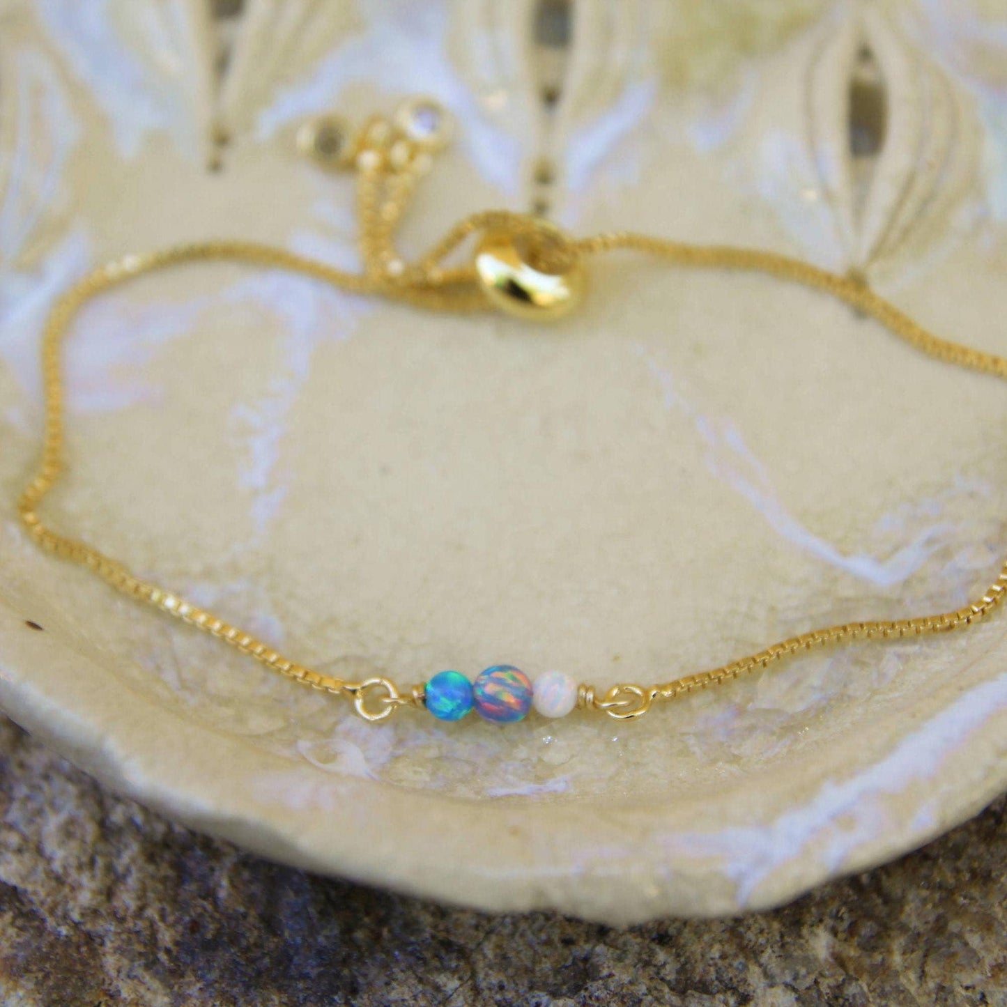 Gold Opal Bracelet