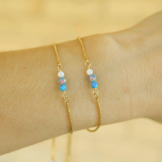 Gold Opal Bracelet