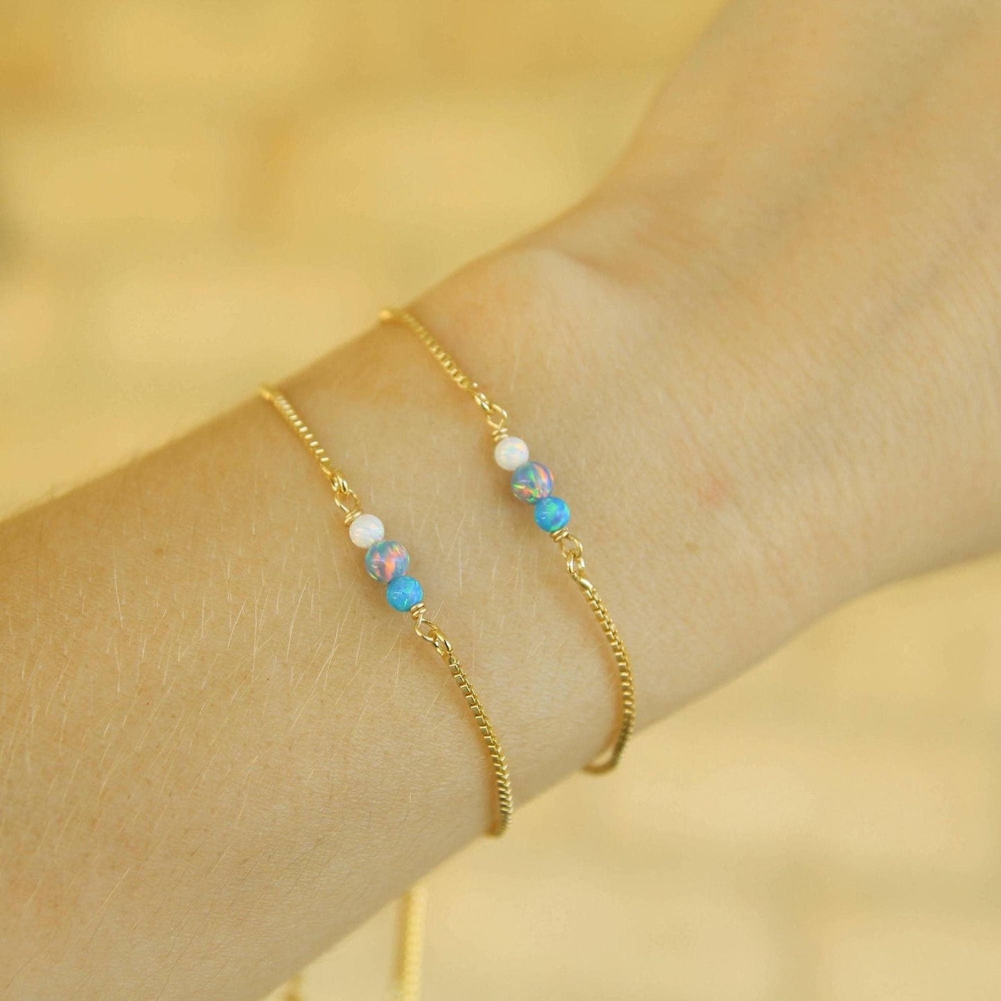 Gold Opal Bracelet