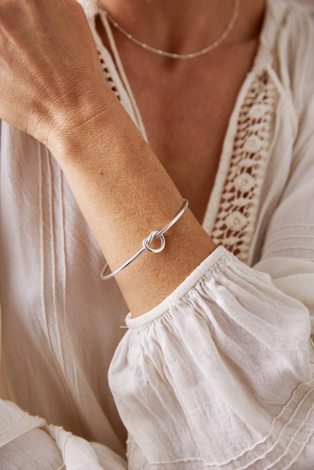 Capri Love Knot Cuff