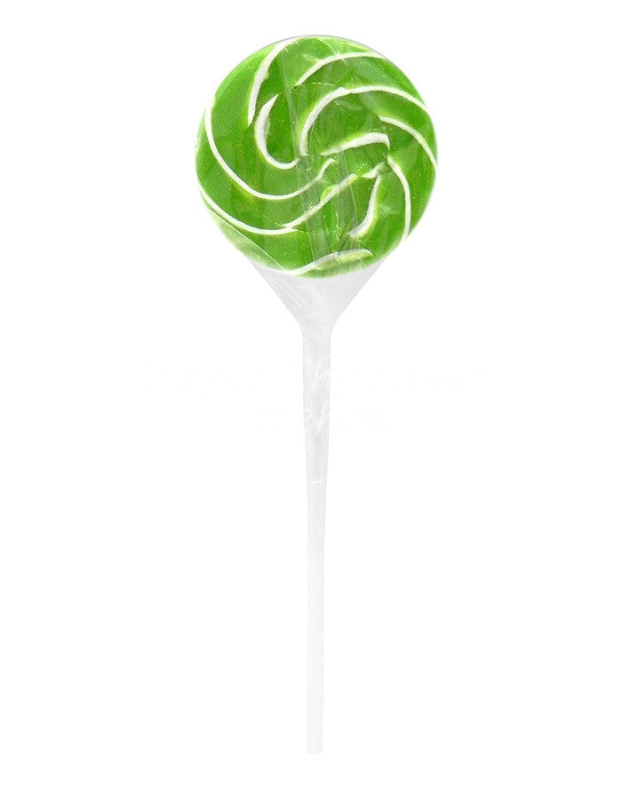 Large Lollipop - Green Swirl