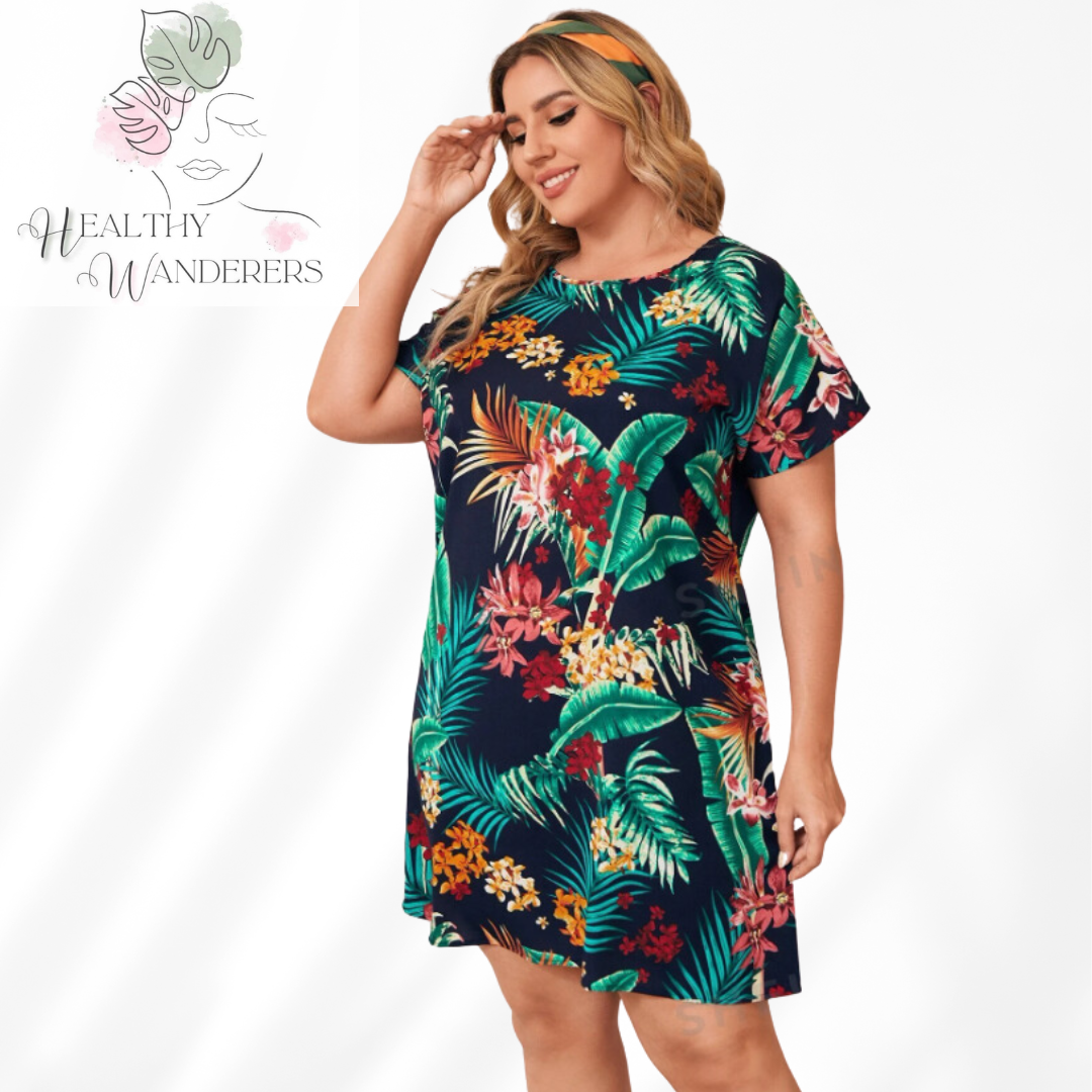 Tropical Shift Dress