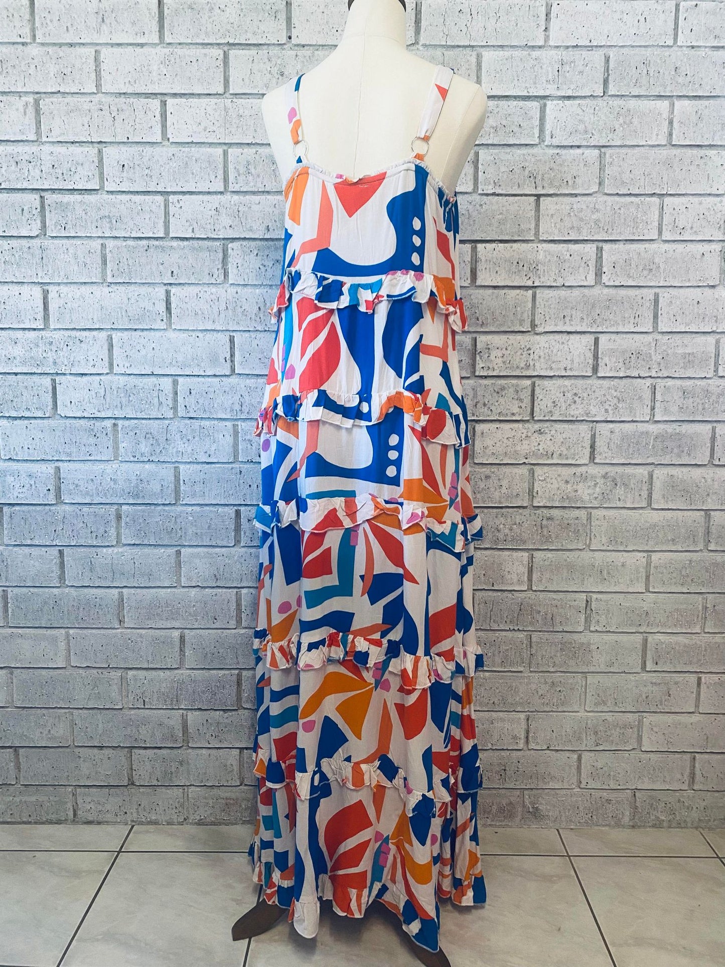 Lumina Frill Maxi Dress