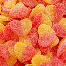 Sour Peach Hearts