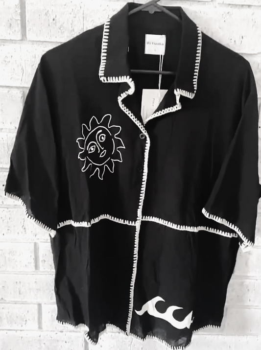 Sunny Black Set - Shirt