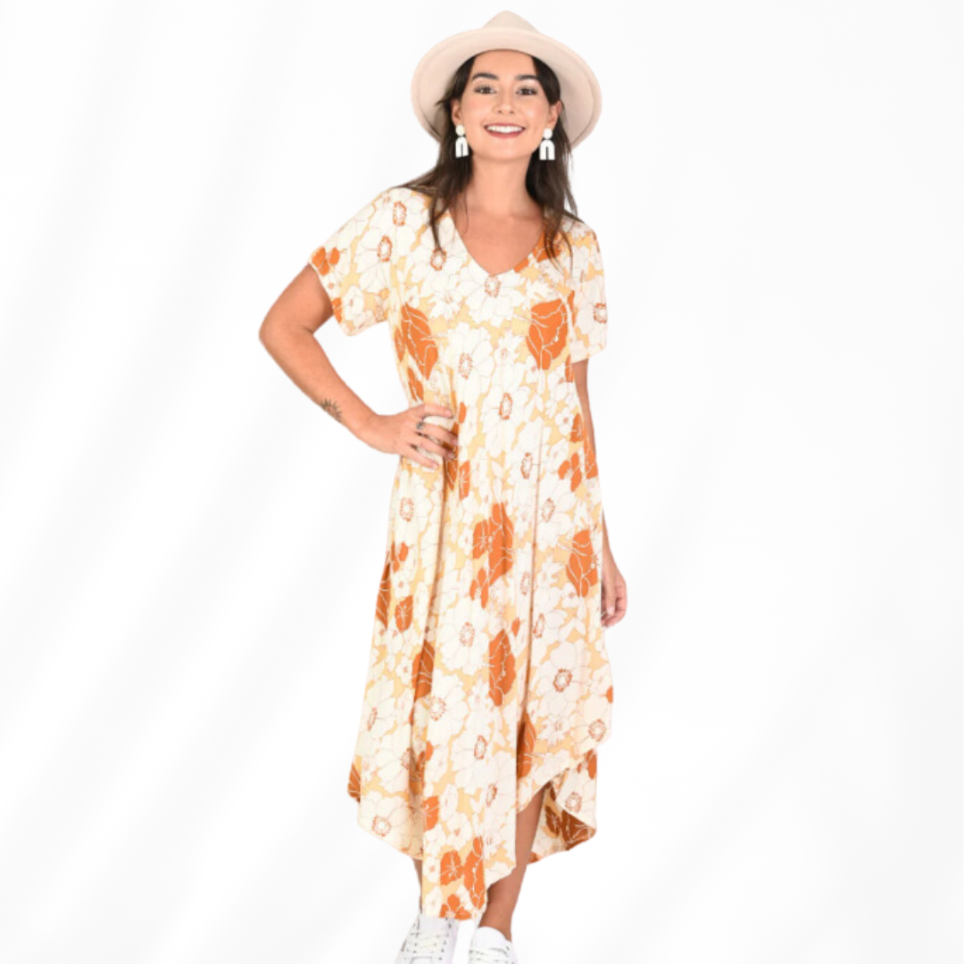 Great Harbour DRESS - Maui Cinnamon