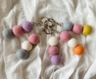 botani-co Pom Pom Keychain