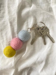 botani-co Pom Pom Keychain