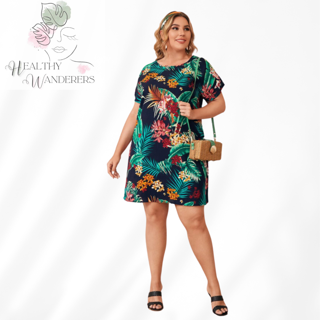 Tropical Shift Dress