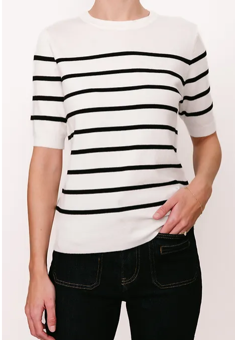 White Striped Shirt