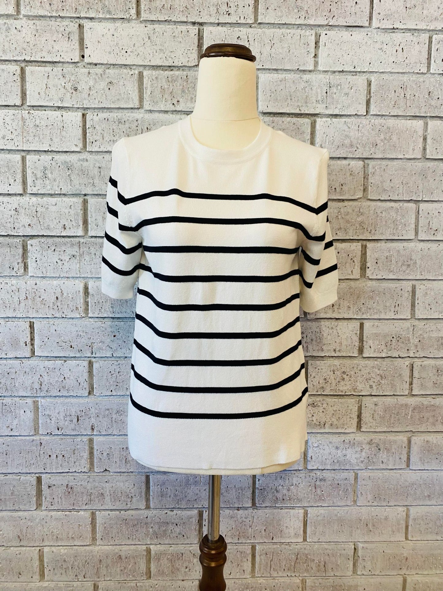 White Striped Shirt