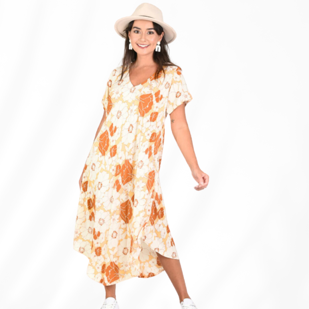 Great Harbour DRESS - Maui Cinnamon