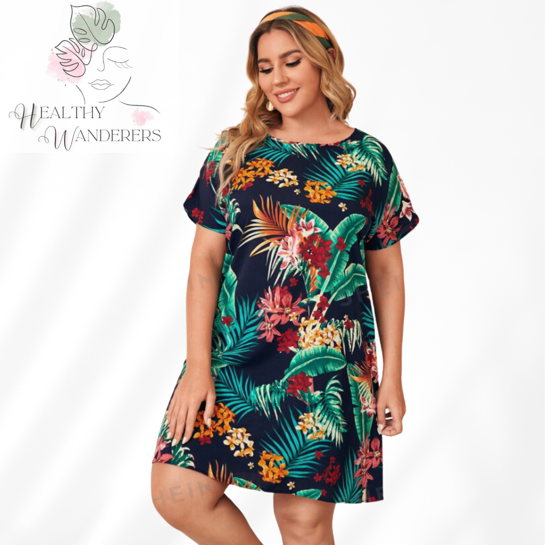 Tropical Shift Dress