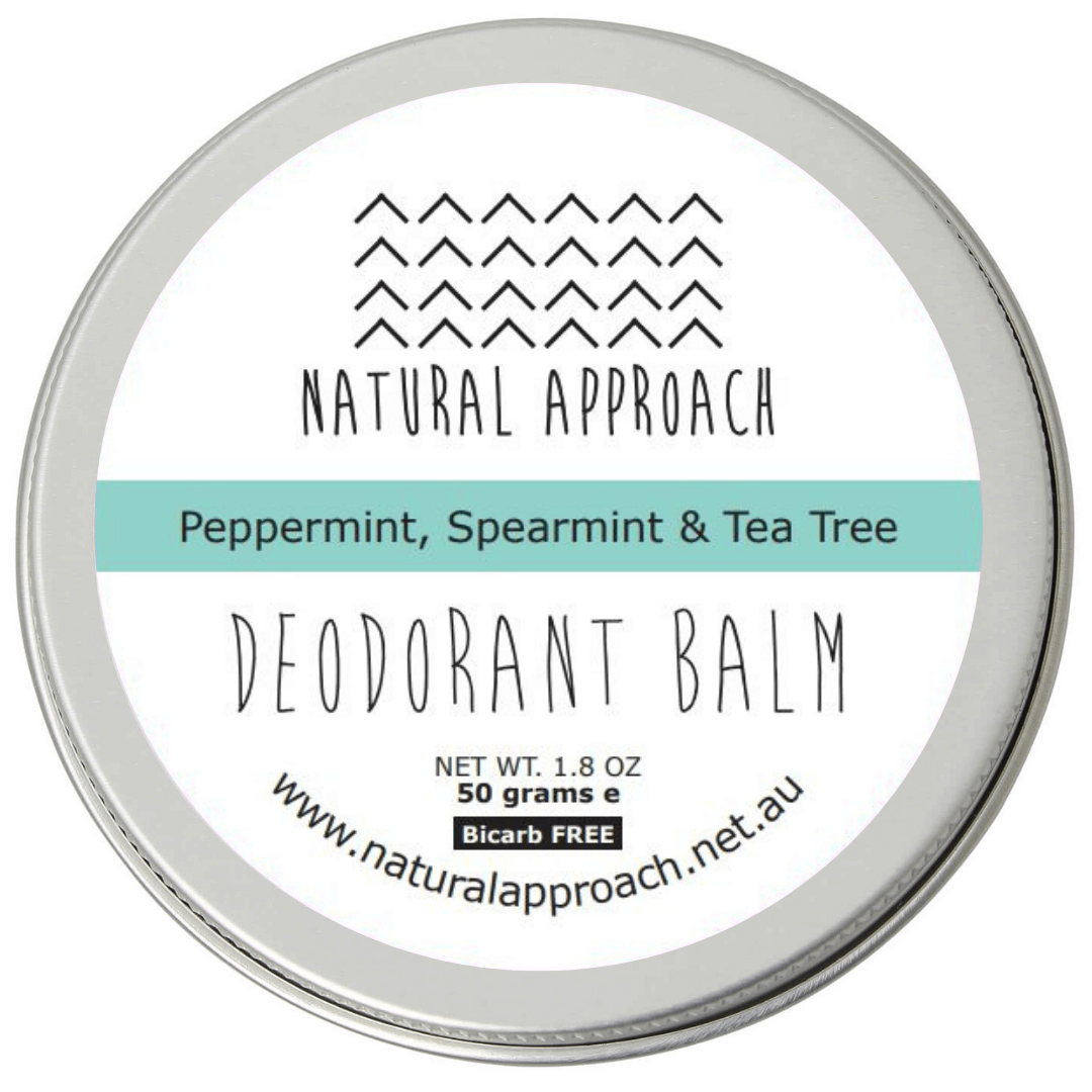 Natural Approach Bicarb FREE - Peppermint, Spearmint & Tea Tree - Natural Deodorant