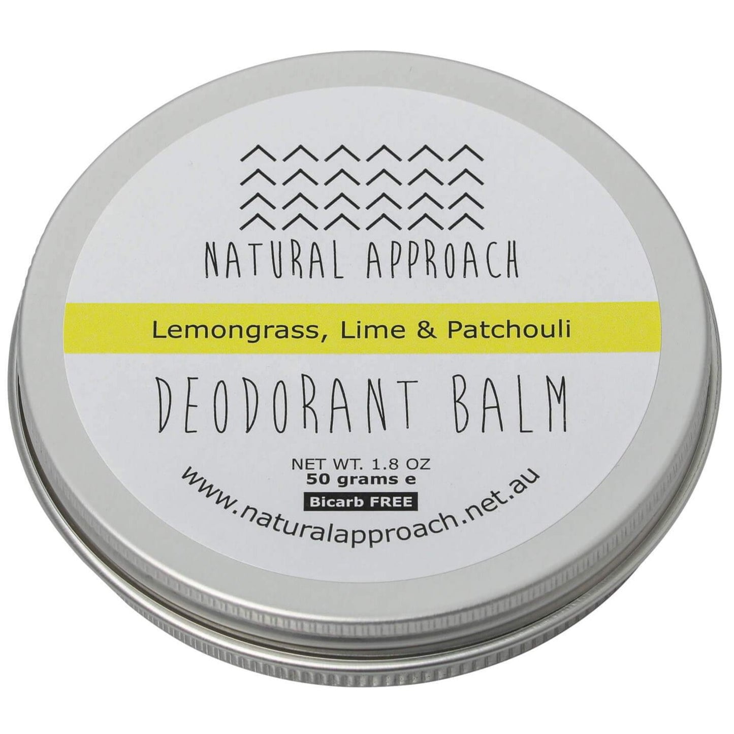 Natural Approach Bicarb FREE - Lemongrass, Lime & Patchouli Natural Women's Deodorant