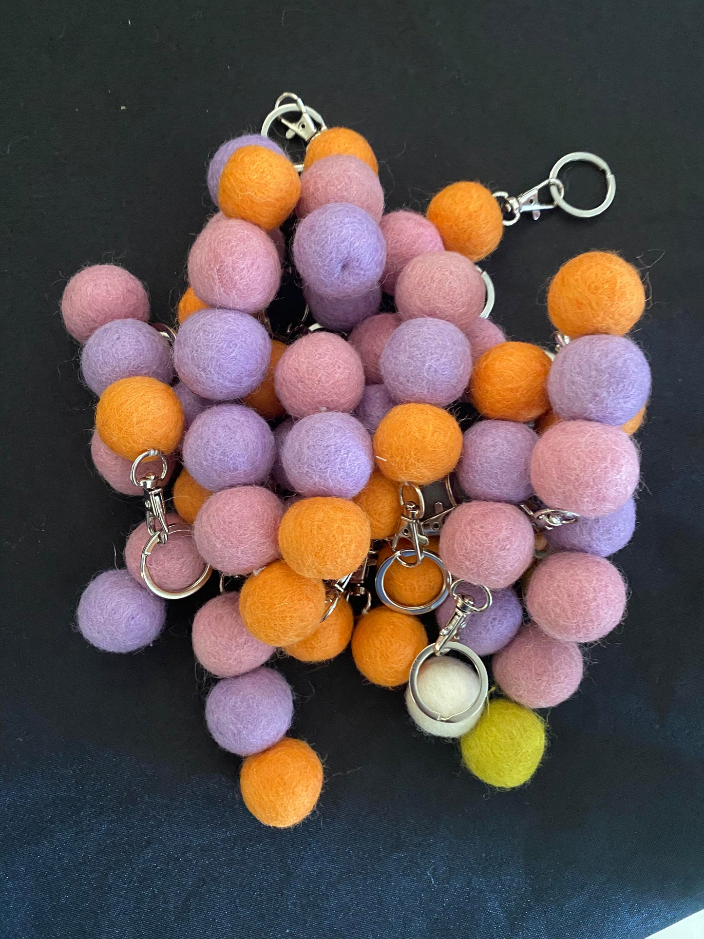 botani-co Pom Pom Keychain