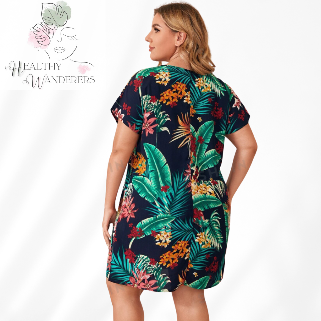 Tropical Shift Dress