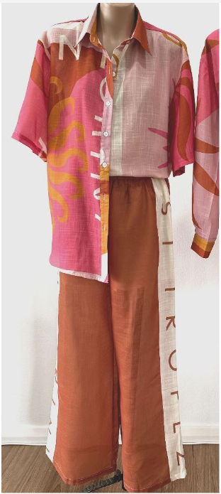 St Tropez Pants Set (Shirt)