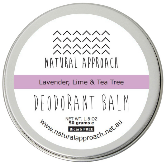 Natural Approach Bicarb FREE - Lavender, Lime & Tea Tree - Natural Deodorant