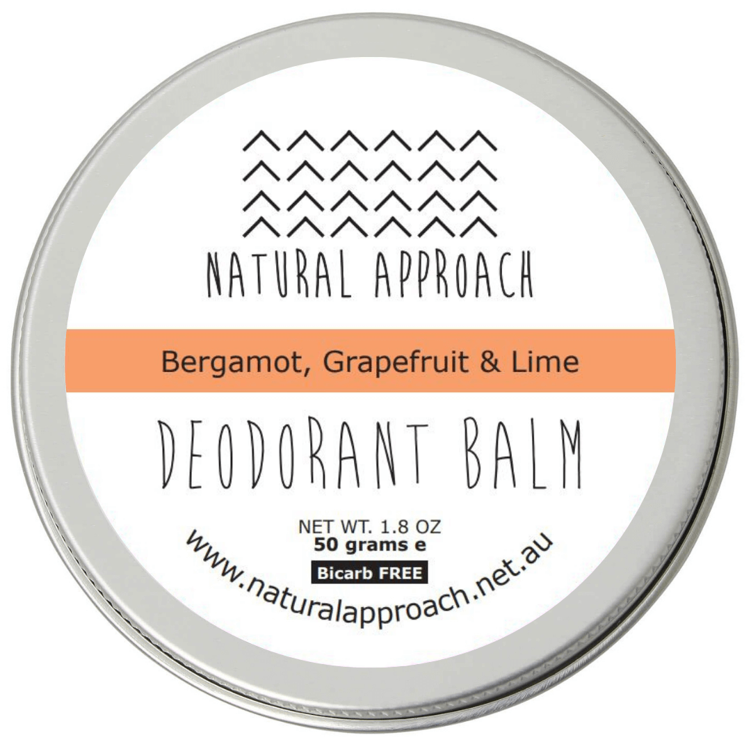 Natural Approach Bicarb FREE - Bergamot, Grapefruit & Lime- Natural Deodorant